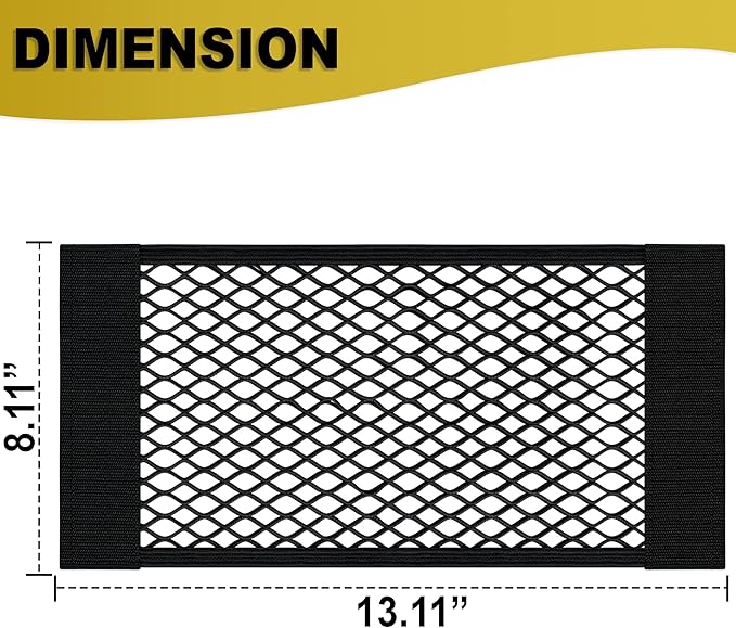 NATIKON Cooler Storage Net Bag High Capacity Nylon Mesh Storage Net Cooler Organizer for Coolers - 2 Pack