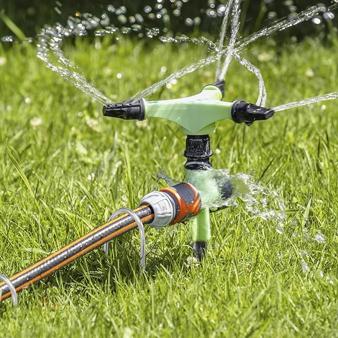 U Shape Garden Stakes 50 Packs 4 Inch 11 Gauge Irrigation Tubing Stakes, Heavy Duty Galvanized Landscape Staples for Tube, Lawns, Landscape Fabrics,Irrigation Hose and Weed Barriers