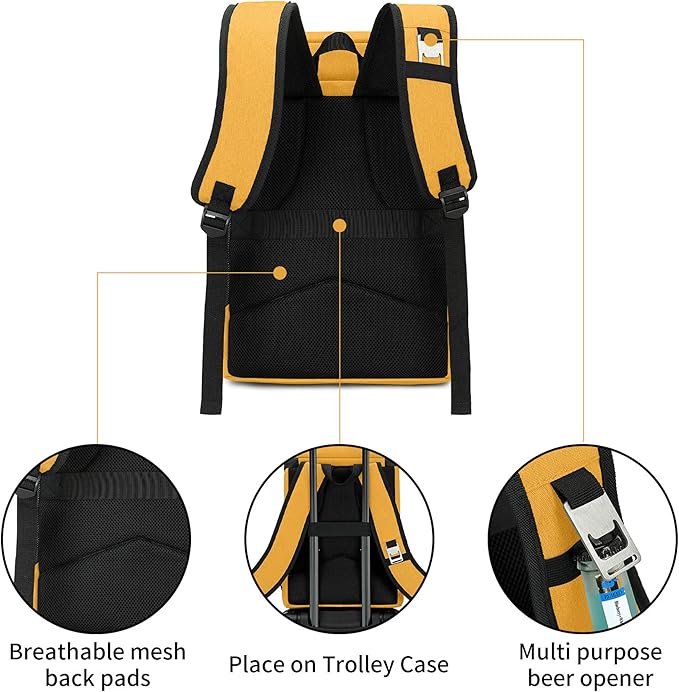 Desta™ 22L | Lightweight Insulated Backpack Cooler | Easy to Carry | Adjustable Shoulder Straps | Large Capacity | Hiking Backpack Men | Lunch Pack | Picnic | Made from 5mm Eco-Friendly EPE Foam