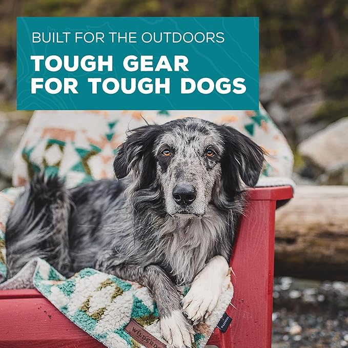 Wilderdog Sherpa Fleece Waterproof Dog Blanket - 60" x 90" - Cream