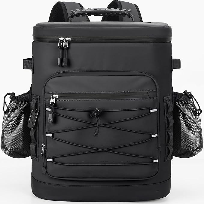 Large 52cans Cooler Backpack, Insulated, Waterproof, Leak Proof, 30L Large Capacity