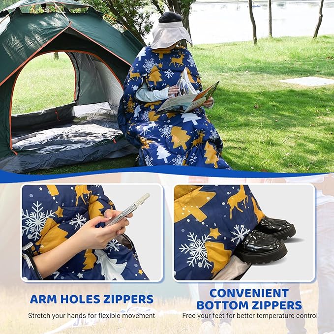 KINGROCK Sleeping Bags for Adults Backpacking Lightweight Waterproof- Cold Weather Sleeping Bag