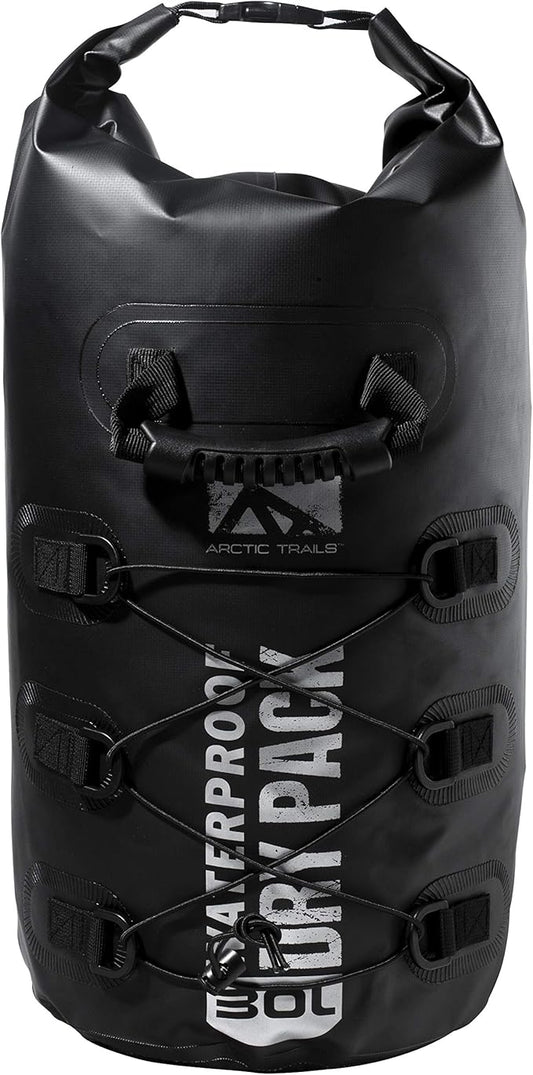 Franklin Sports Arctic Trails Waterproof Dry Bag - Kayak - Camping - Hiking - Boating - Beach - Fishing - Floating - Sea - Ocean 2L/5L/10L/20L/30L - Heavy Duty - Light Weight