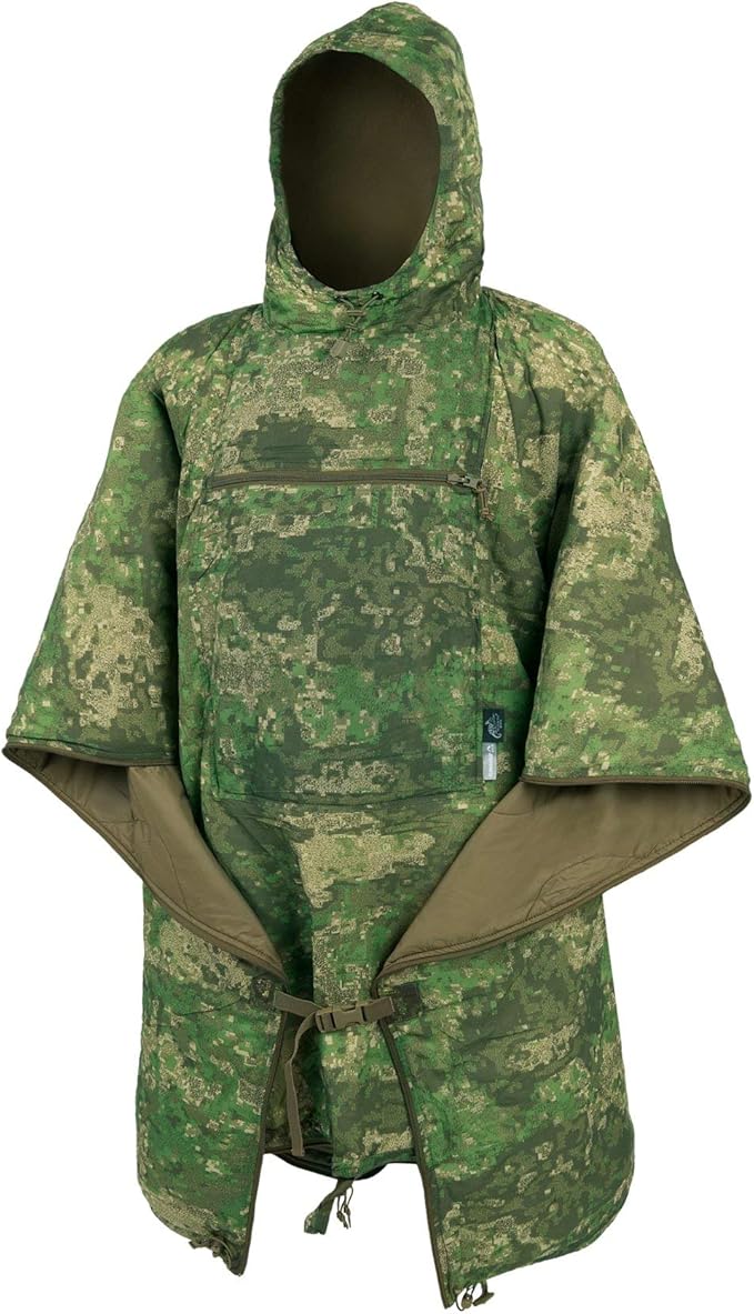 Helikon-Tex Swagman Roll Military Poncho - Multi-purpose Poncho & Emergency Poncho - Survival Gear - Woobie Blanket & Jacket