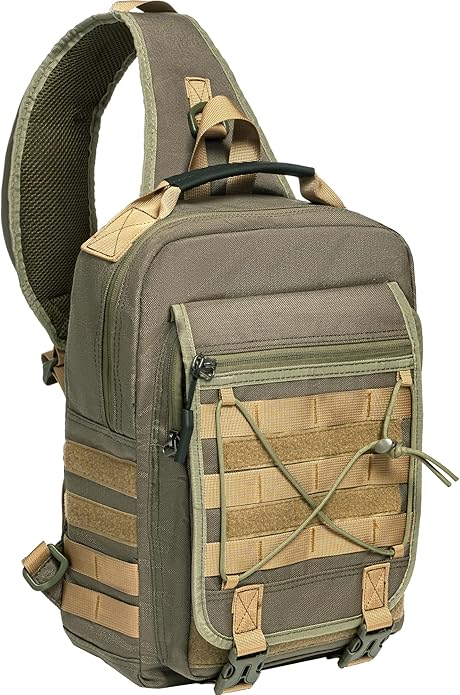 NICGID Tactical Military Backpack Daypack Molle Army Assault Pack Bug Out Bag Travel Fishing Hiking Trekking Rucksack