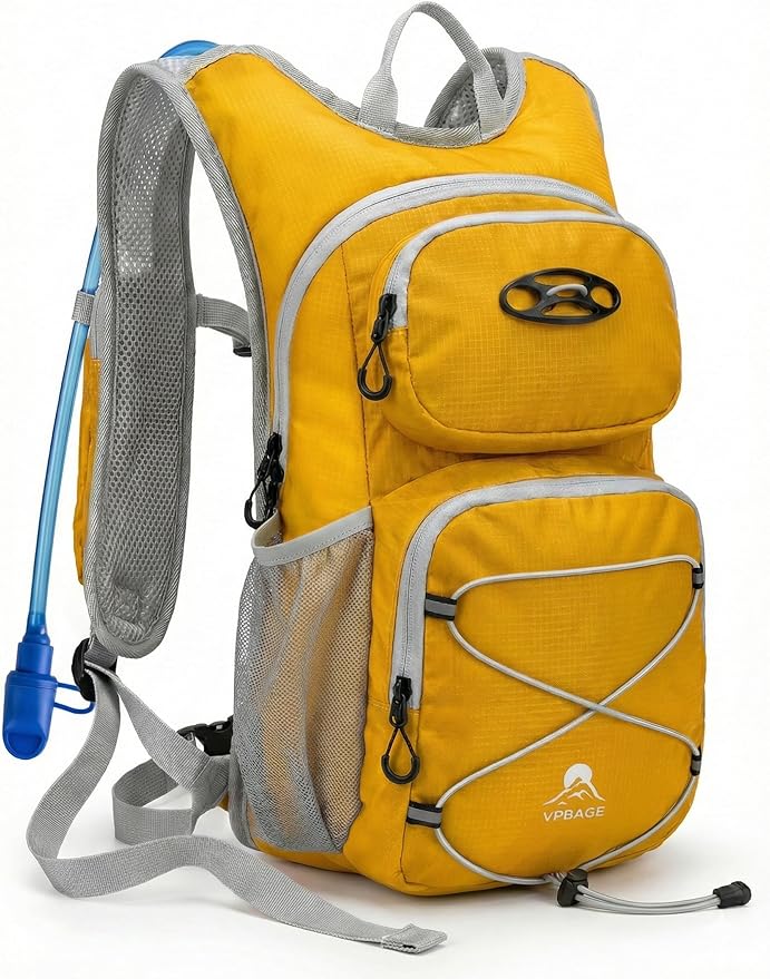 Hydration Hiking Backpack, Water Hiking Backpack, Hydration Backpack with 15l Water Bladder, Runinnng Backpack for Men Women for Cycling Campling