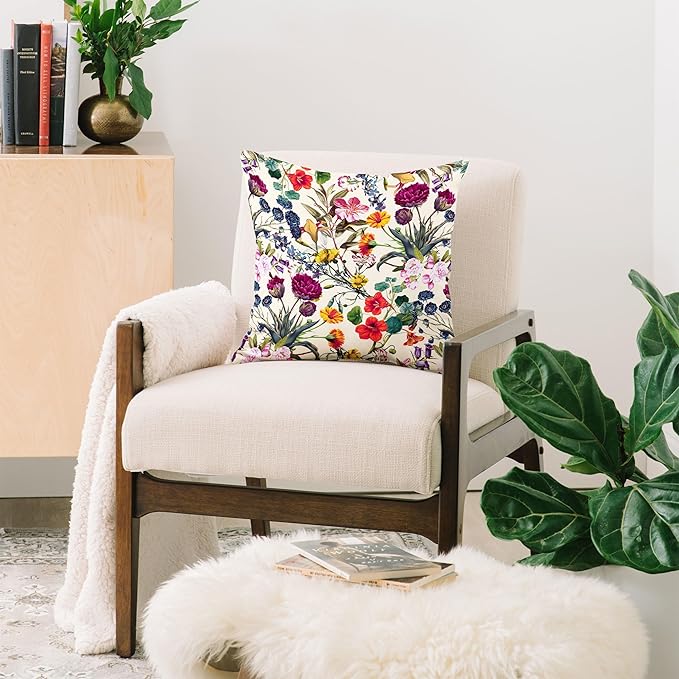 Society6 Magical Garden V Throw Pillow Insert-Home Decor by Burcu Korkmazyurek, 20" x 20"