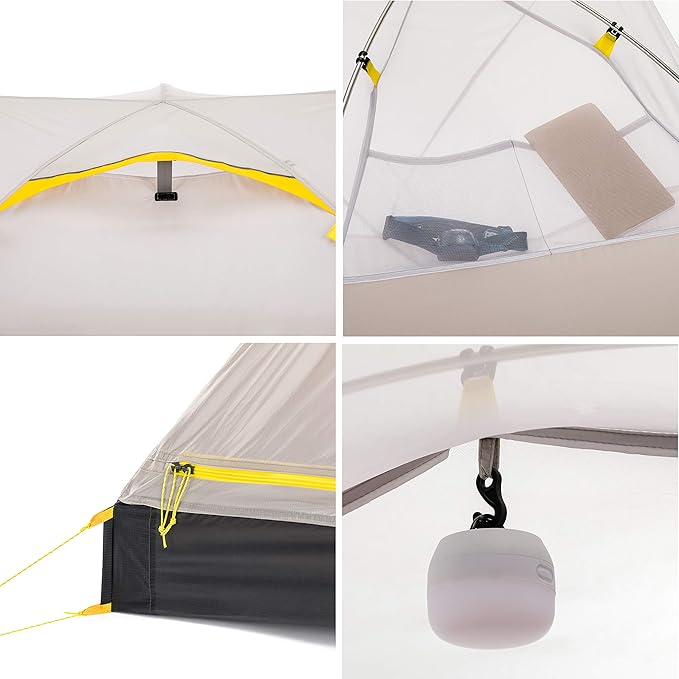 Featherstone Backpacking Tent Lightweight for 3-Season Outdoor Camping, Hiking, and Biking - Includes Footprint, Waterproof, Packs Light and Compact