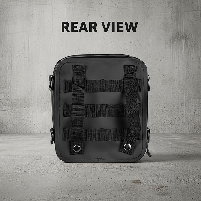 SealBags Water Resistant Tactical MOLLE Pouch for Hiking, Tools and Camping Gear. Durable Thermoplastic Design and Molle Compatible with Backpacks, Tactical Belts, Waist Bags and More