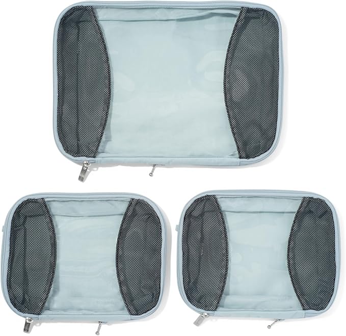 Baggallini Compression Cube 3-piece set - Lightweight Compression Packing Cubes for Travel