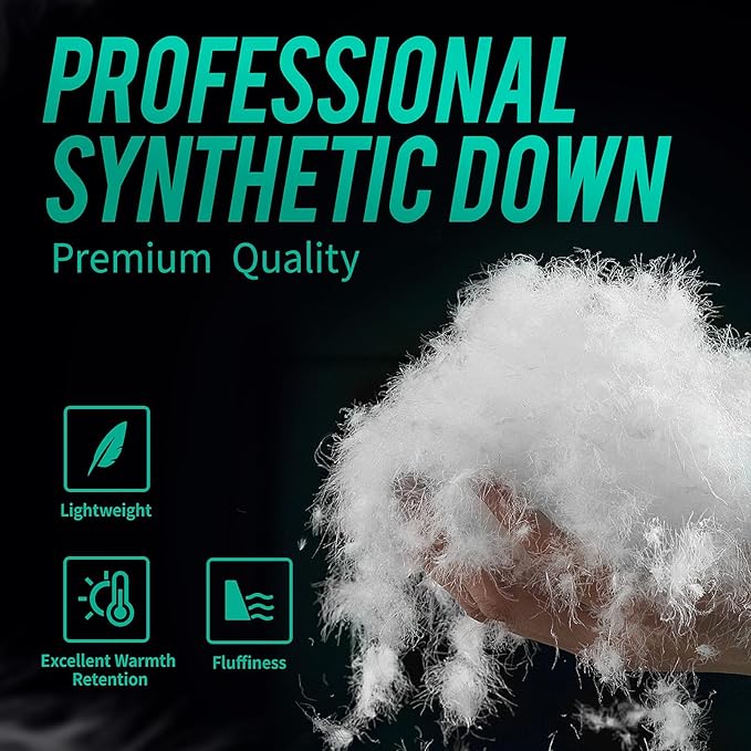 covacure Camping Blanket - Outdoor Travel Blanket, Packable, Puffy Blanket, Lightweight & Warm Quilt for Camping, Hiking, Backpacking, Outdoors, Travel, Beach