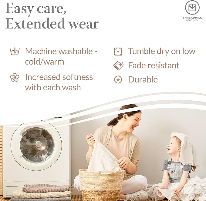 Threadmill Luxury Cotton Blankets for King Size Bed | All-Season Cozy 100% Cotton King Size Blanket | Aster Soft & Lightweight Coverlet fits California King Size Bed, 104x92 | Sage Green