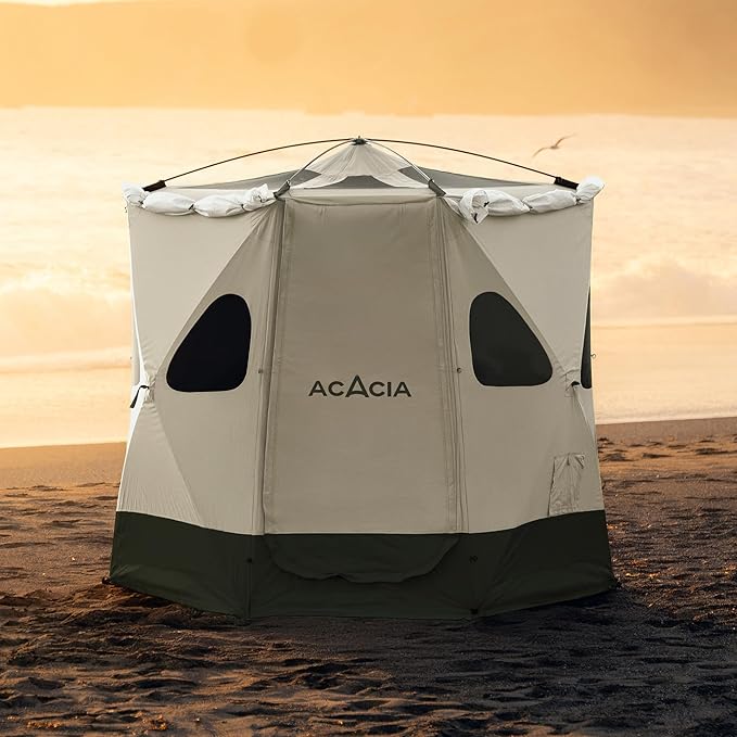 Space Acacia Lite Camping Tent | 2/3/4/8 Person Pop Up Tents for Camping | Lightweight & Durable Beach Tent | Level 7 Wind Resistance, UPF 50+ | Quick Setup for Camping & Backyard