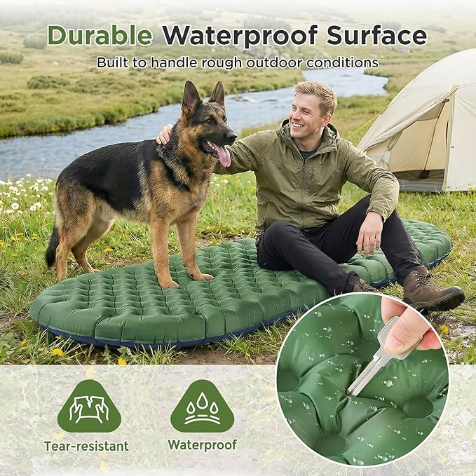 Elegear CumbreX™ Sleeping Pad for Camping with 9 R-Value, Ultralight Camping Sleeping Mat for All Seasons, Insulated Backpacking Sleeping pad, Durable Camping Mattress for Outdoor Hiking Tent