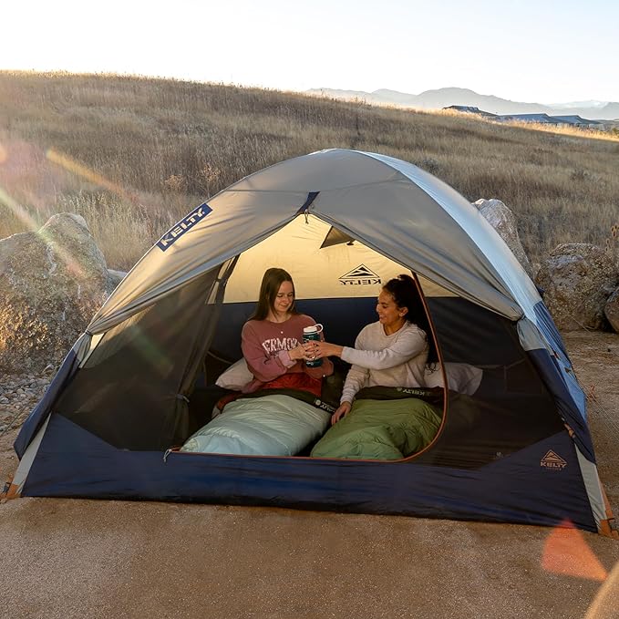 Kelty Late Start Backpacking Tent – Lightweight Two Man Camping Tent Shelter with Quickcorners, Aluminum Poles, Waterproof Poly Fly, Updated for 2024 | Camping Tent Shelter, Quickcorners, Aluminum Poles, Waterproof Poly Fly, Updated for 2024