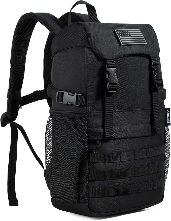 Small Tactical Backpack 10L – Mini Military Molle EDC Daypack, Water Repellent Assault Pack for Hiking, Camping & Outdoor