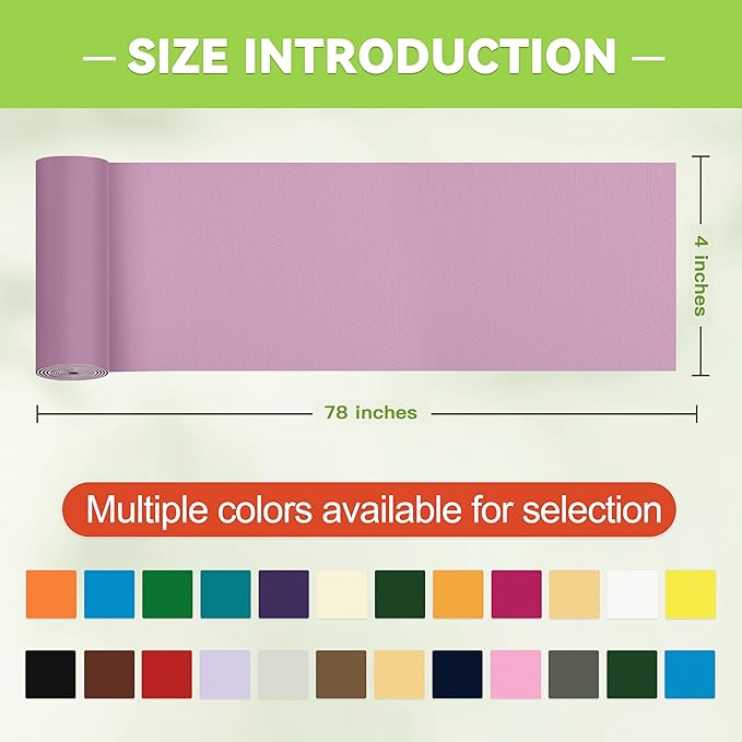 4x78in Nylon Repair Tape，Tent Repair Kit，Self Adhesive Waterproof Fabric Repair Tape for Tent, Umbrella, Sleeping Bag, Down Jackets,Knapsack.（Purple）