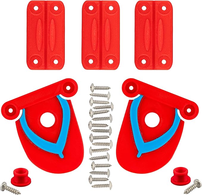 NeverBreak Parts - Igloo Cooler Replacement Parts - Large Repair Kit | High Strength Igloo Cooler Hinges Replacement with Latches | Ice Chest Repair Kit