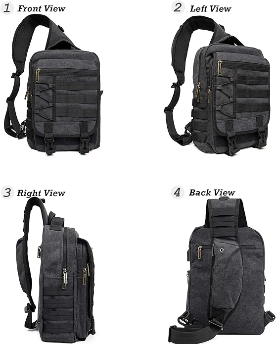 NICGID Tactical Military Backpack Daypack Molle Army Assault Pack Bug Out Bag Travel Fishing Hiking Trekking Rucksack