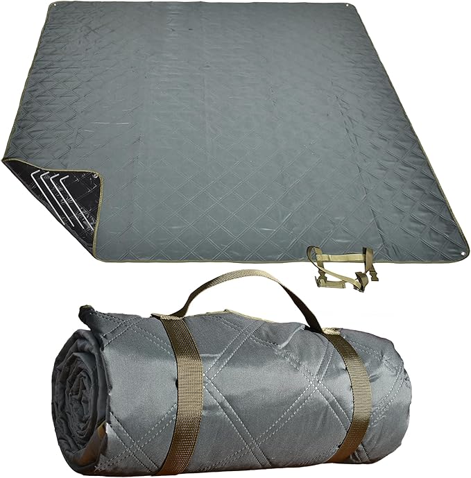 Waterproof Picnic Blanket 80 * 60 in Portable with Carry Strap for Beach Mat or Family Outdoor Camping Party, Park Blanket for Grass Park, Hiking, Travel