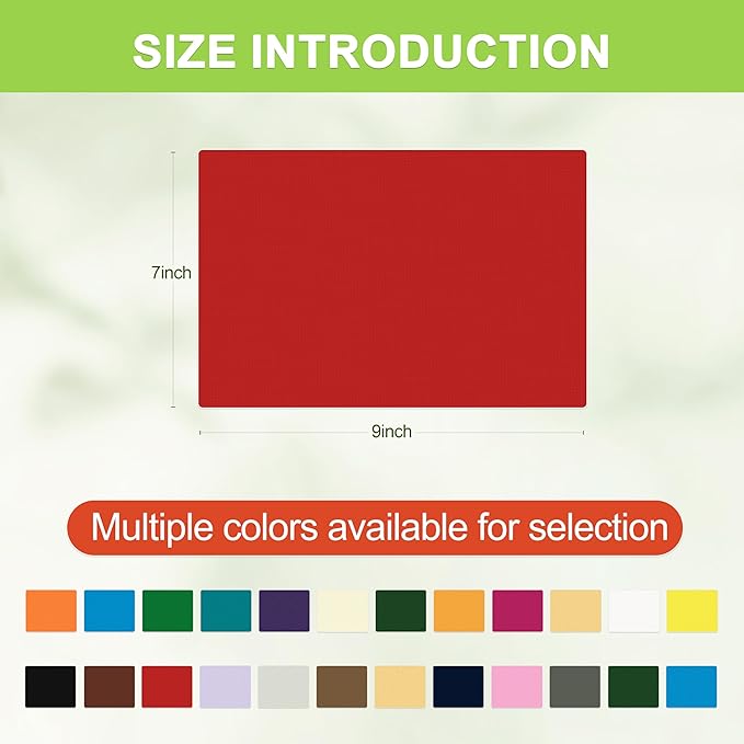 7x9in Nylon Repair Patch，Tent Repair Kit，Self Adhesive Waterproof Fabric Repair Tape for Tent, Umbrella, Sleeping Bag, Down Jackets,Knapsack.（Red,6ps）