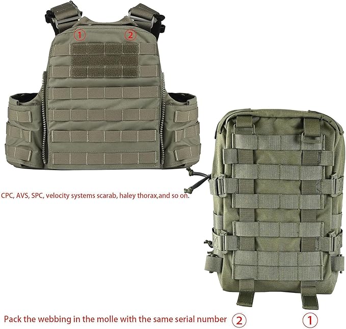 Tactical Mini Molle Hydration Pack,Molle Hydration Carrier with IFAK Pouch&US Flag&Med Patch,Hydropack for 2L Water Bladder