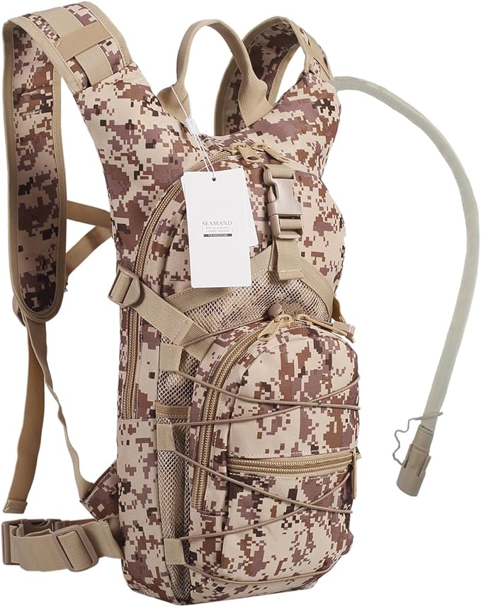 Hydration Backpack with 3L Water Bladder for Hiking and Climbing