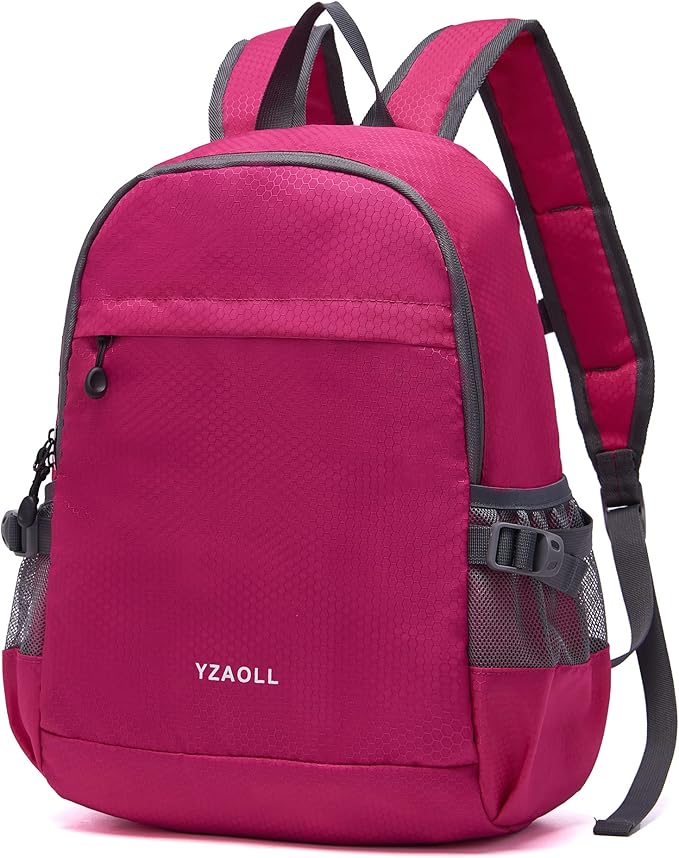 YZAOLL 20L Small Hiking Backpack Lightweight Day Packs, Packable Backpack for Women Men Travel Camping Vacation,Rose