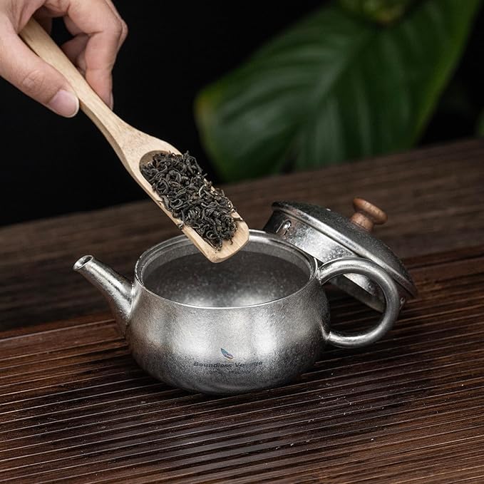 Boundless Voyage Titanium Camping Cooking Teapot Fast Heating Ultralight Kettle for Boiling Water, Tea, Coffee Ti3106D