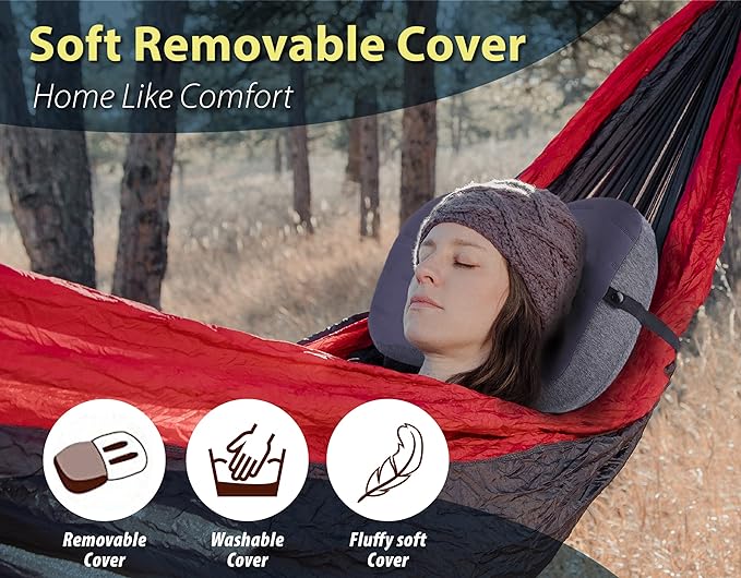 TREKOLOGY Backpacking Pillow Inflatable Pillow for Camping Inflatable Camp Pillow Blow Up Air Pillows for Sleeping Hiking Pillow - ALUFT Pro