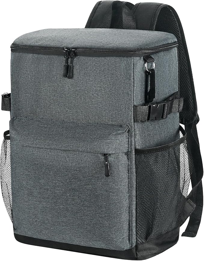 Cooler Backpack 33/40 Cans Coolers Insulated Leak Proof for Men & Women, Waterproof Soft Sided Lunch Camping Beach Travel Ice Chest Bag Hiking Picnic Backpack