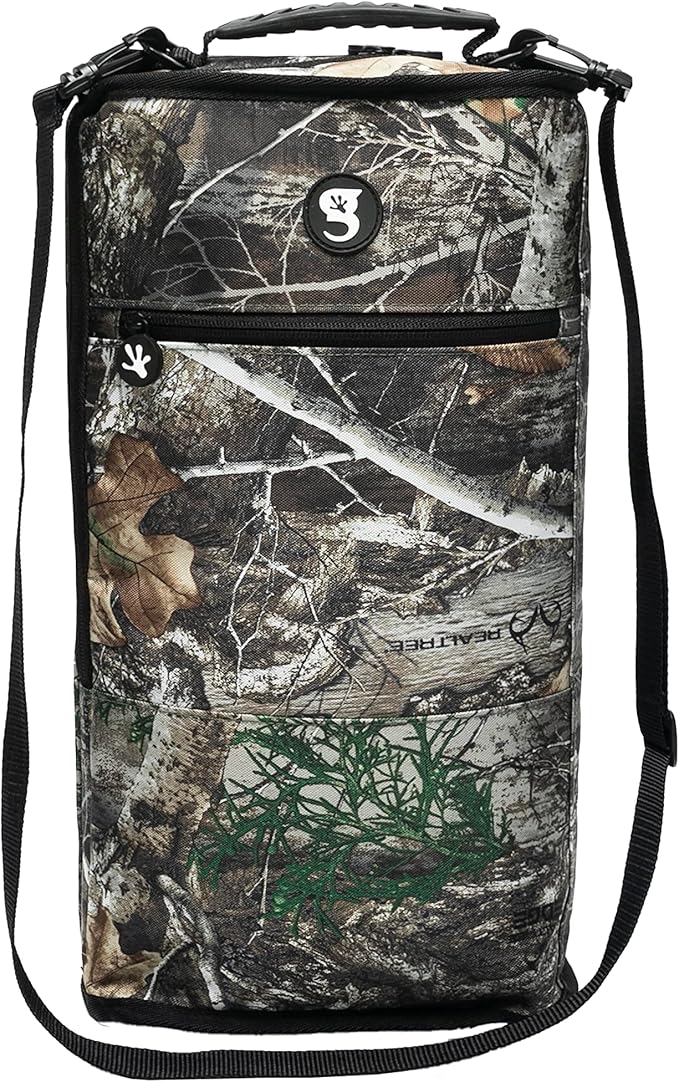 geckobrands Verticool Cooler - Insulated Portable Soft Cooler Bag with Adjustable Shoulder Strap, Holds 9 Cans or 2 Wine Bottles, Perfect for Beach, Picnics, and Outdoor Activities