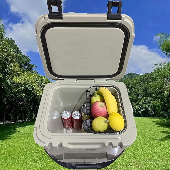 Cooler Basket Compatible with YETI Roadie 24, Dry Goods Wire Cooler Rack Storage Will Keep Smaller Items Dry and Stay Goods High for Roadie 24 Ice Chest Good to Hold Fruit, Utensils, etc