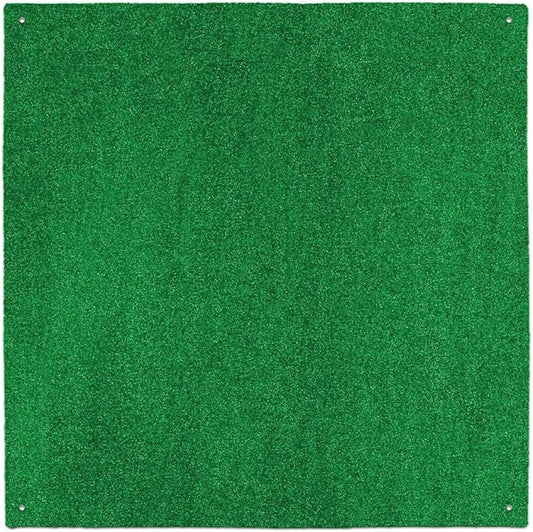 House, Home and More Outdoor Turf Rug - Green - 6 Feet X 6 Feet