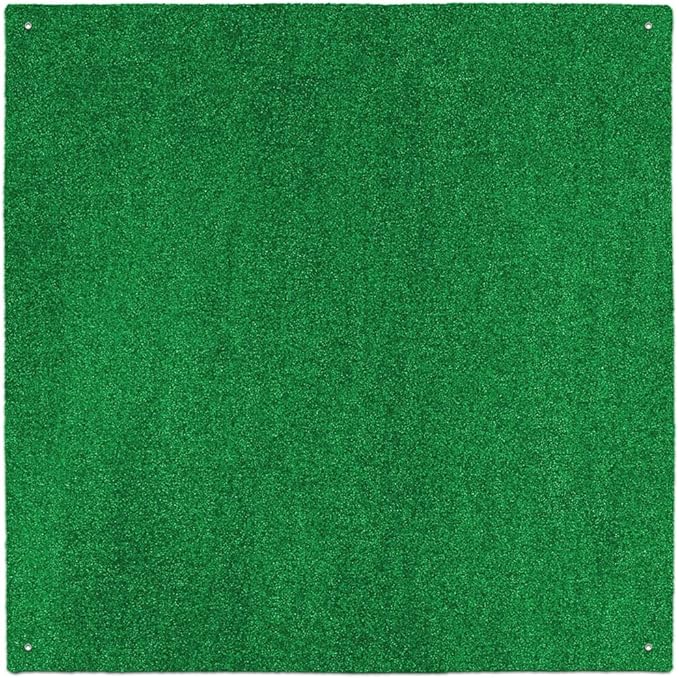House, Home and More Outdoor Turf Rug - Green - 6 Feet X 15 Feet