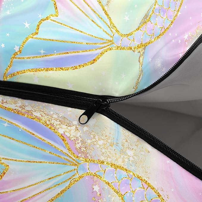 Sleeping Bags for Adults Youth Kids,3D Printing Camping Sleeping Bag for Girls Boys Lightweight Waterproof Cold/Warm Weather Sleeping Bag for 3 Seasons