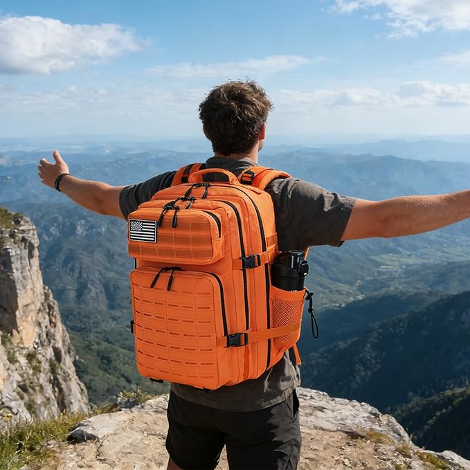 Military Tactical Backpack 45L/25L 3 Day Assault Pack Molle Daypack Hiking Backpack for Men and Women