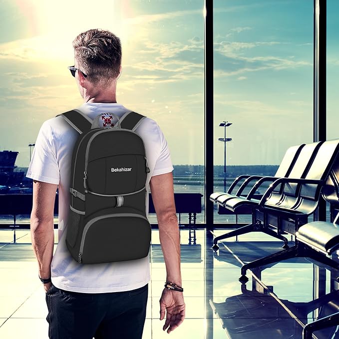 Lightweight Foldable Backpack 35L Hiking Daypack Packable Day Bag For Men Women Outdoor Travel Walking Camping