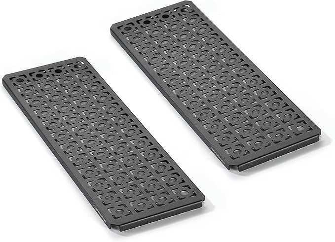 camping moon IGT Top Board Bridge Table Laser Top Board Half 2pcs Black CK-12F-2P