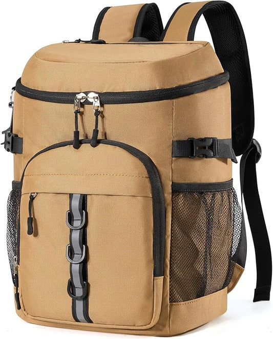 Cooler Backpack, Lightweight and Large Capacity Soft Backpack Cooler, Leak Proof Cooler Bag for Men Women