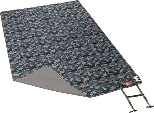 GRAND TRUNK Meadow Mat Large - Waterproof Outdoor Blanket for Picnic, Beach & Camping, Stakes Included (Urban Camo)