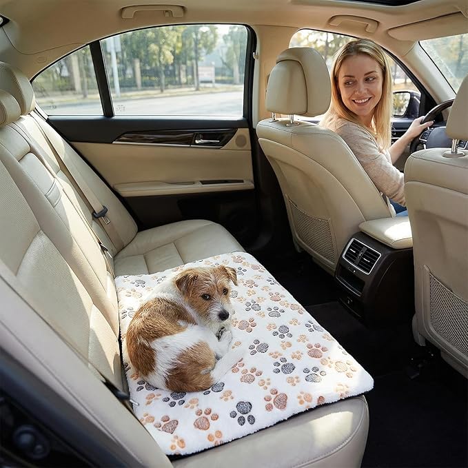 Self Warming Cat Bed,Insulated Winter Non-Slip Blanket,Self Heating Pad for Cats Dogs | for Puppy Sleeping Indoor Outdoor Living Room Bedroom Balcony Couch Kennel Cold Weather