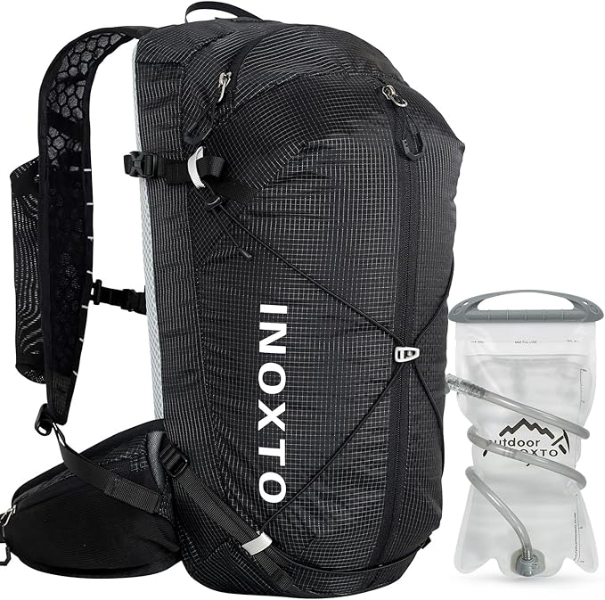IX INOXTO Hydration Backpack, 20L Multipurpose Hiking Backpack with 2L Water Bladder, Water Backpack Insulated Hydration Pack Ideal for Hiking and Cycling