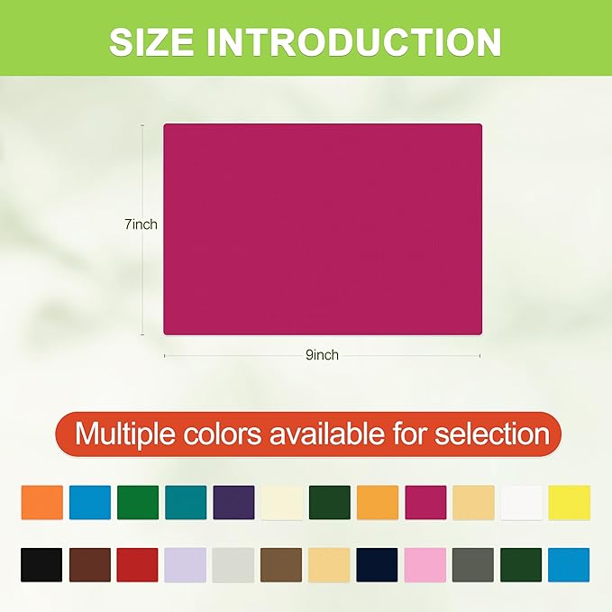 7x9in Nylon Repair Patch，Tent Repair Kit，Self Adhesive Waterproof Fabric Repair Tape for Tent, Umbrella, Sleeping Bag, Down Jackets,Knapsack. （Rose Red,6ps）