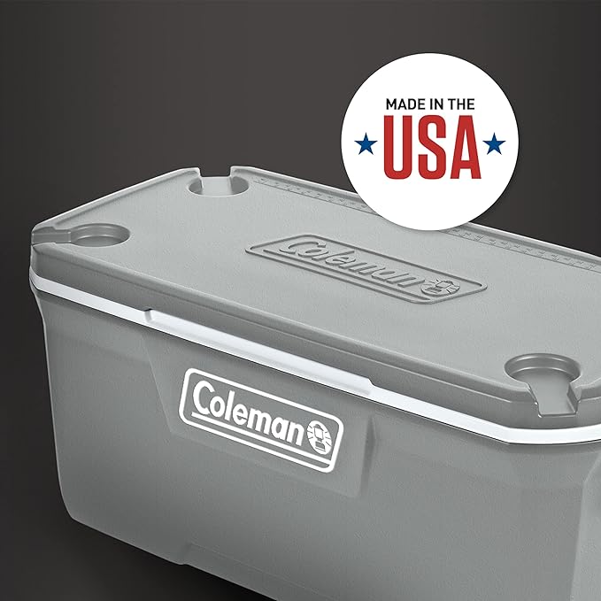Coleman Classic Series Insulated Portable Cooler, Leak-Resistant Outdoor Hard Cooler Keeps Ice up to 5 Days, 52/70/120/150 Quart