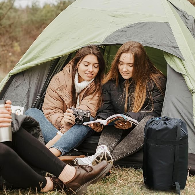 JEELAD Compression Sack Nylon Ultralight Sleeping Bag Compression Stuff Sack Space Saving Gear for Camping Hiking Backpacking Traveling