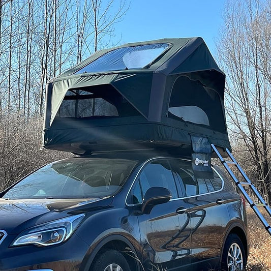 Waterproof Portable Inflatable Car Roof Top Tent Camping Tent with Skylight for Family Outdoor Camping Fishing