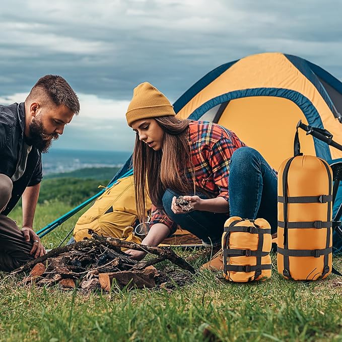 Compression Sack for Sleeping Bag Store Ultralight Sleeping Bag Compression Stuff Sack 15l 25l Space Saving Gear for Travel Camping Hiking Outdoor