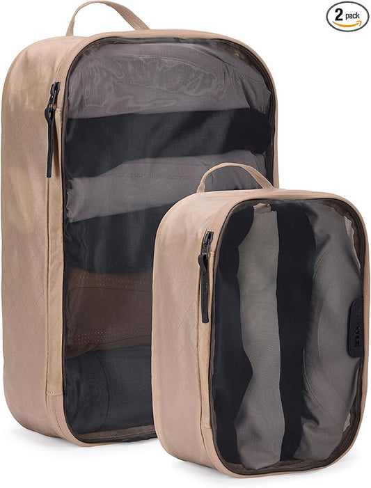 Thule Packing Cube Set, Includes Medium & Small Cubes, Transparent Fabric, Organize Clothing, Easy to Pack