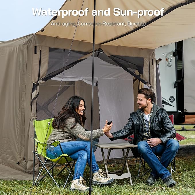Pop up Gazebo Tents 12x12 Foot Canopy Party Tent for Camping Portable Gazebos Shelter Screen Tent